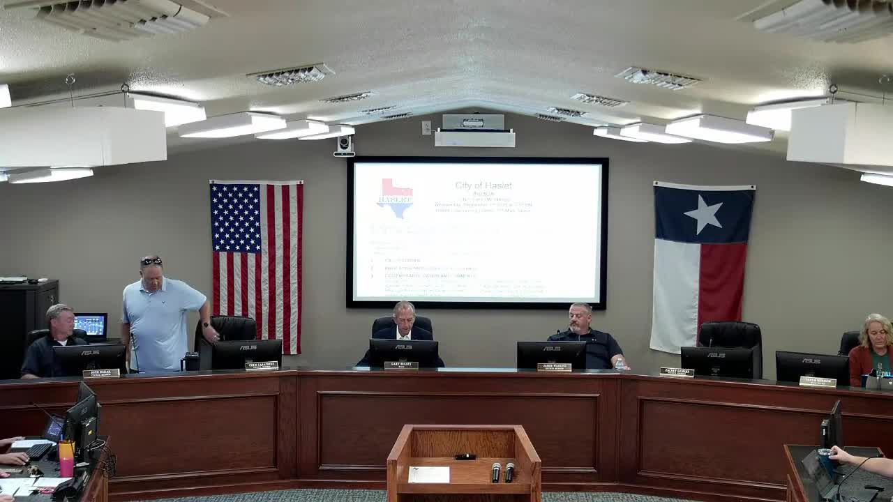 Haslet Council Reviews Regional Transportation Improvements with TxDOT and Consultants