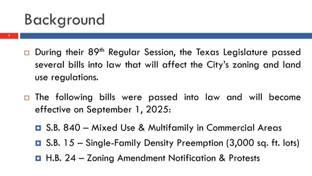 Council amends zoning code to implement state small‑lot rules; requires rear access for lots under 40 feet
