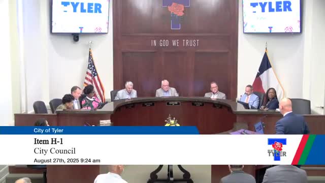 Tyler holds public hearing on FY2026 budget; council hears tax-rate, utility fee and capital proposals