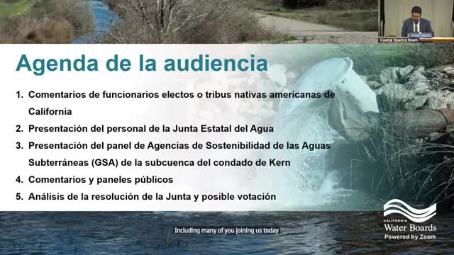 Kern County Subbasin GSAs Present Groundwater Sustainability Plan Revisions to State Board
