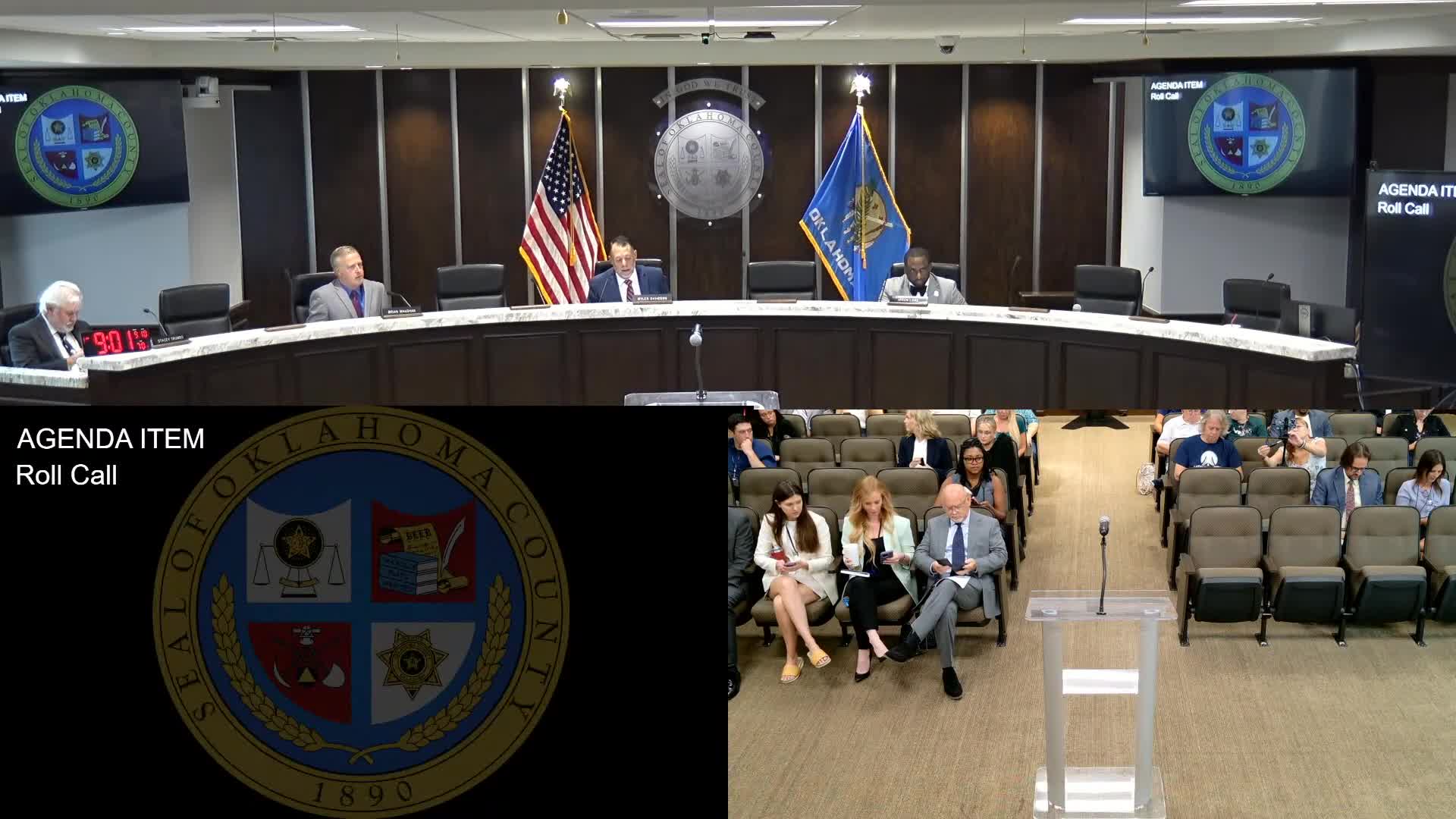 Oklahoma County Approves Food Drive and Emergency Management Agreements