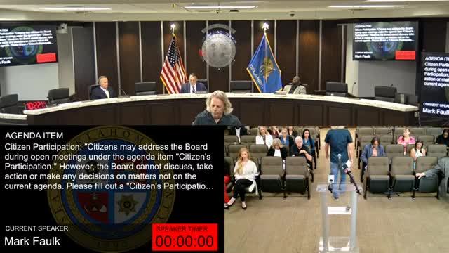 Public commenter alleges repeated harassment by Miles Davidson; members elect officers for remainder of 2025