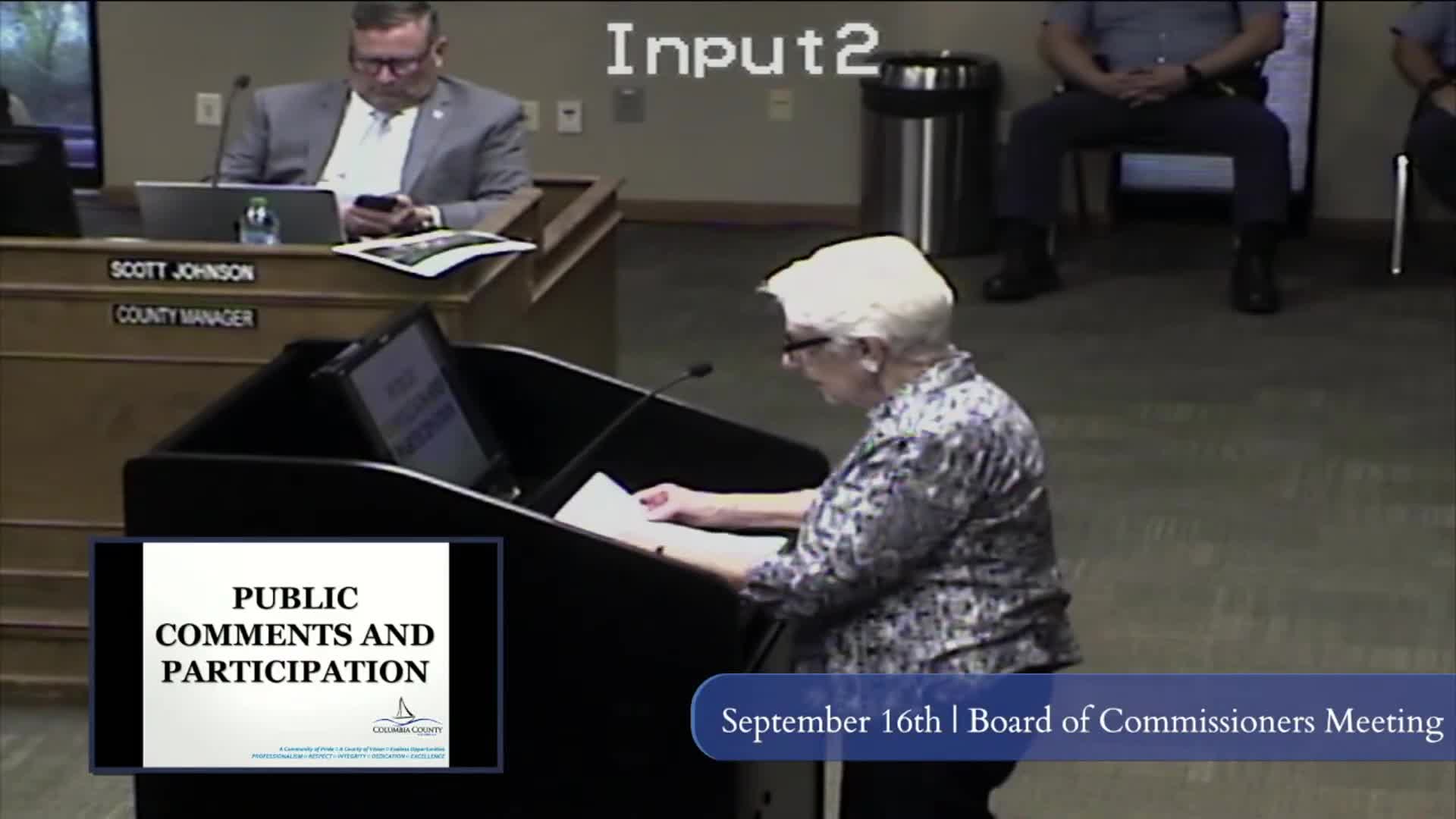 Columbia County Discusses Data Center's Impact on Water and Property Taxes