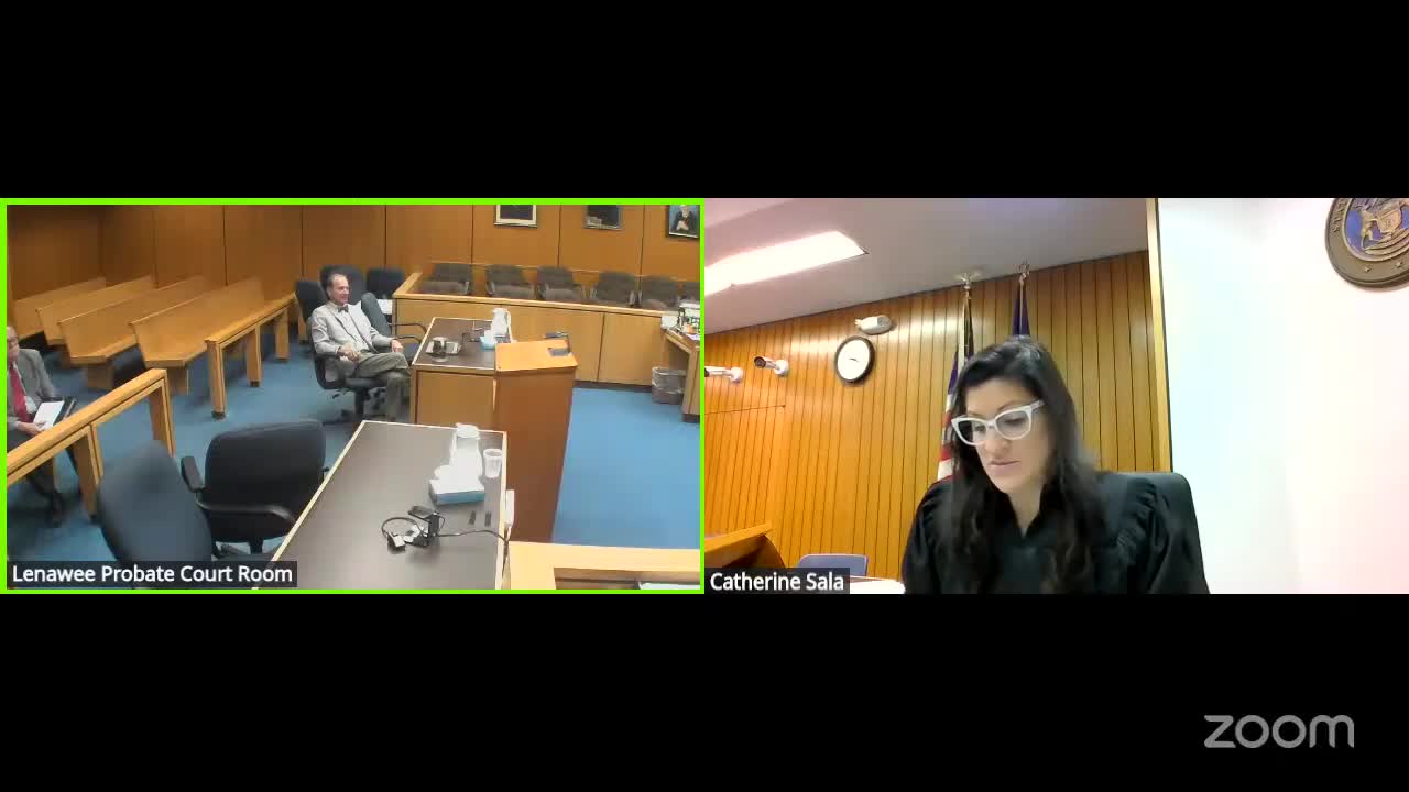 Probate matter for Vicky Keck adjourned to allow fiduciary to appear