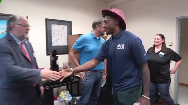 Robert Griffin III Inspires Ruffner Students on Education and Dreams