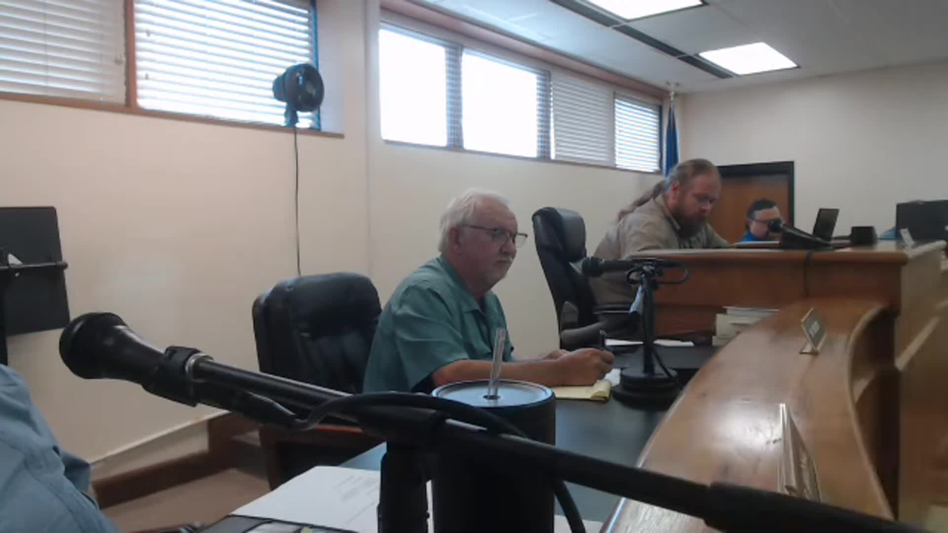 County Board Commences Meeting with Agenda Approval and Closed Session Discussion