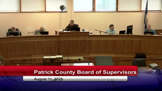 Patrick County Supervisors Approve Polling Location and Discuss Budget Amendments