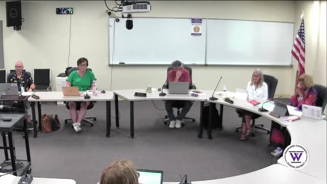 Board reviews new district administrator evaluation tool, delays decision to September