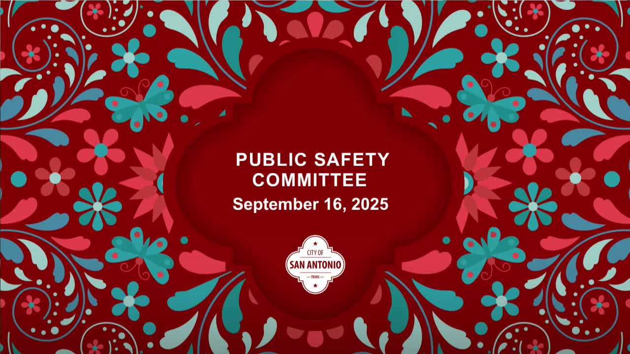 San Antonio Public Safety Committee Establishes Subcommittees on Interpersonal Violence and Elder Abuse