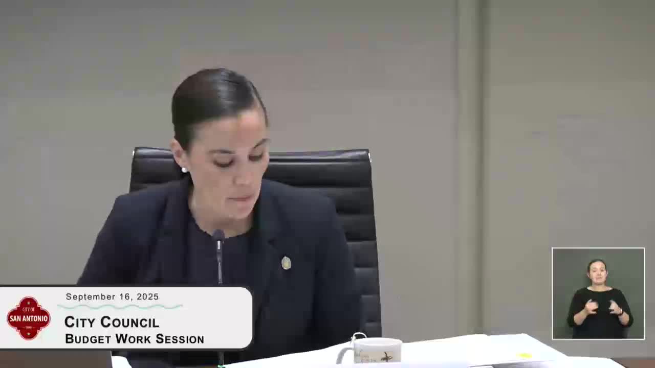 San Antonio City Council Reviews Budget Amendments for 2026 Fiscal Year