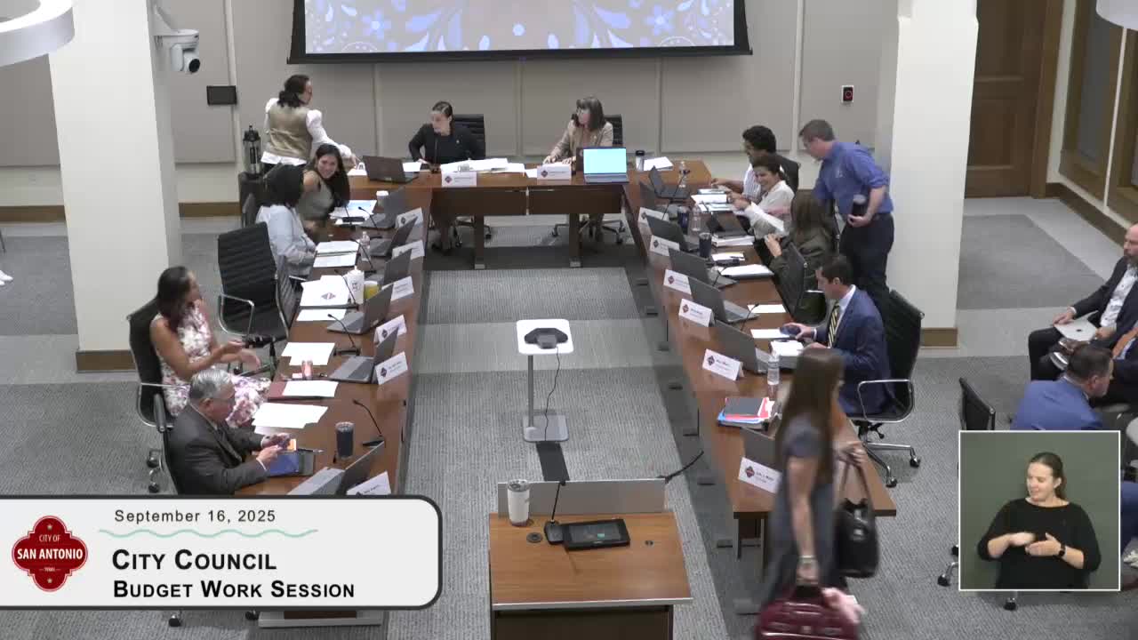 San Antonio City Council Reviews Fiscal Year 2026 Budget Amendments and Public Safety Funding