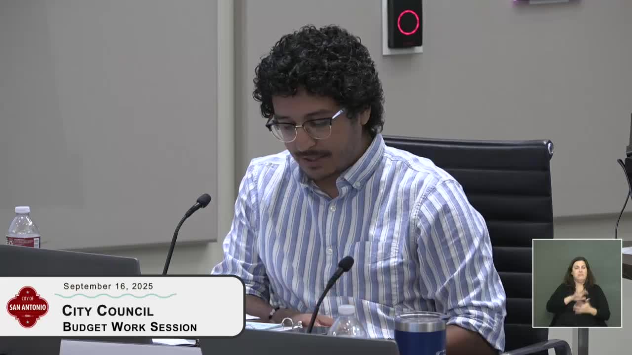 San Antonio Council Discusses Public Safety Budget and Health Service Cuts for 2027