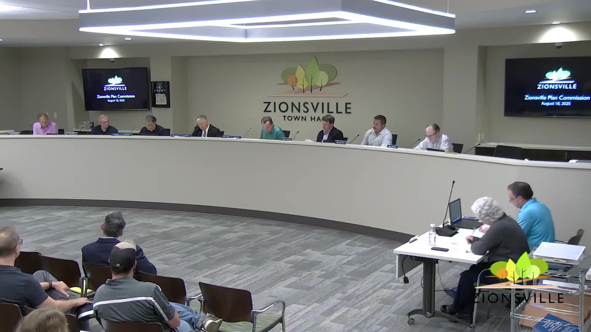 Zionsville Planning Commission Tables Zoning Ordinances for Review and Approves Development Plans