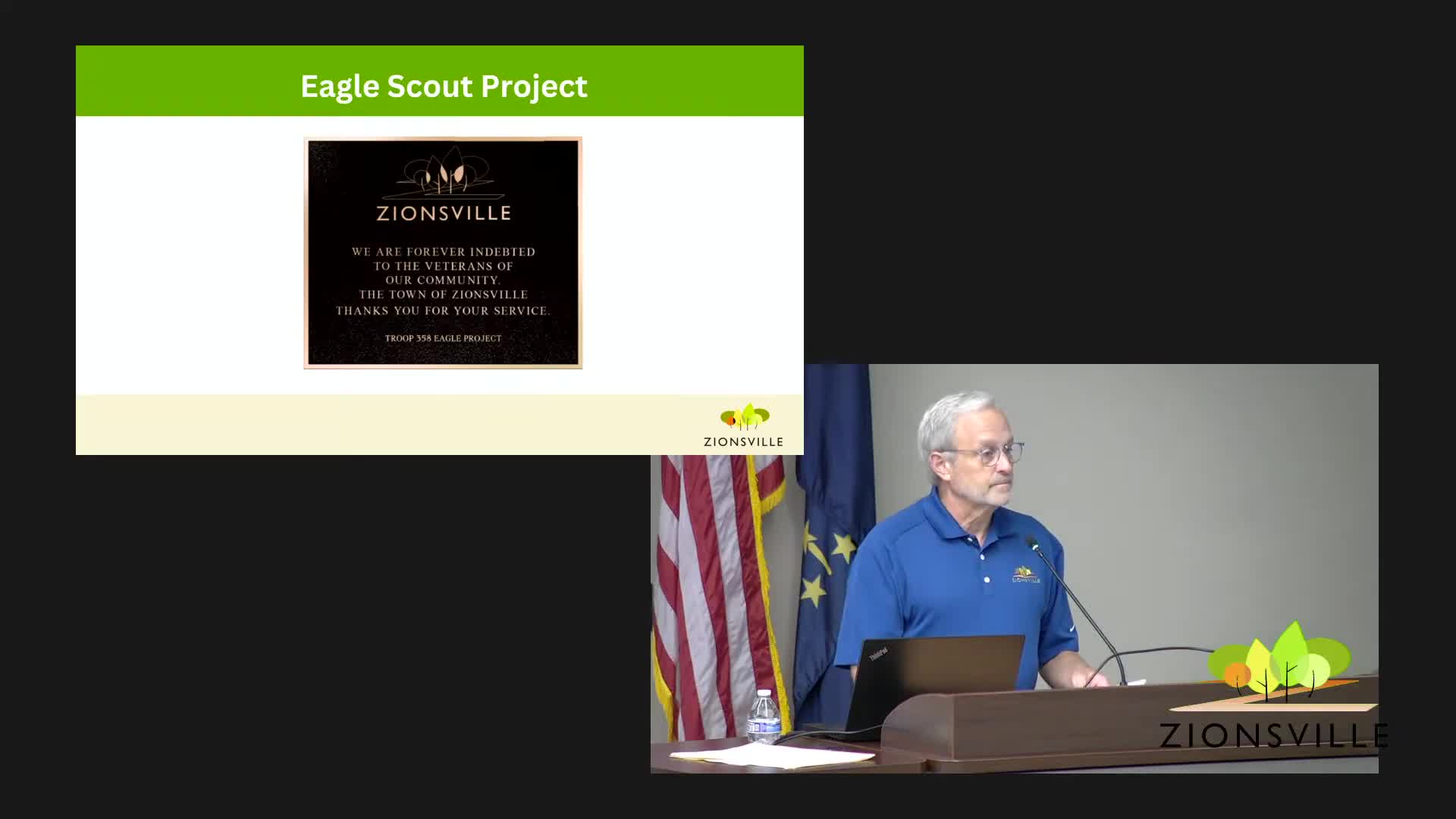 Zionsville council approves consent items and adjourns; next meeting set for Sept. 15