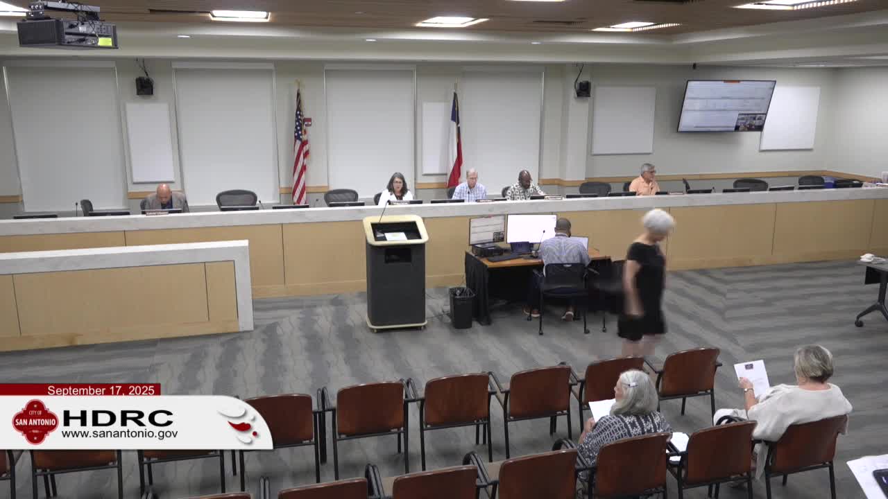 Historic and Design Review Commission Advises on Permit Applications in Historic Districts