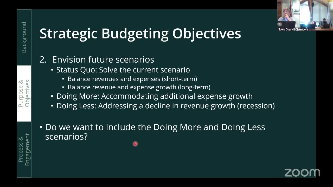 City Council Discusses Budget Scenarios for Revenue and Service Levels