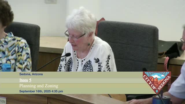 Sedona Planning Commission Holds Public Hearing on Multifamily Zone Change Request