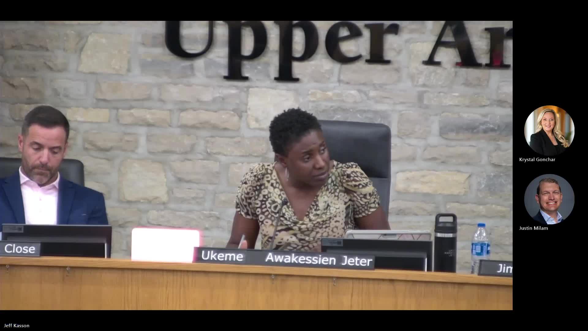 Finance director reports strong first-half finances; July financials, midyear budget adjustments upcoming