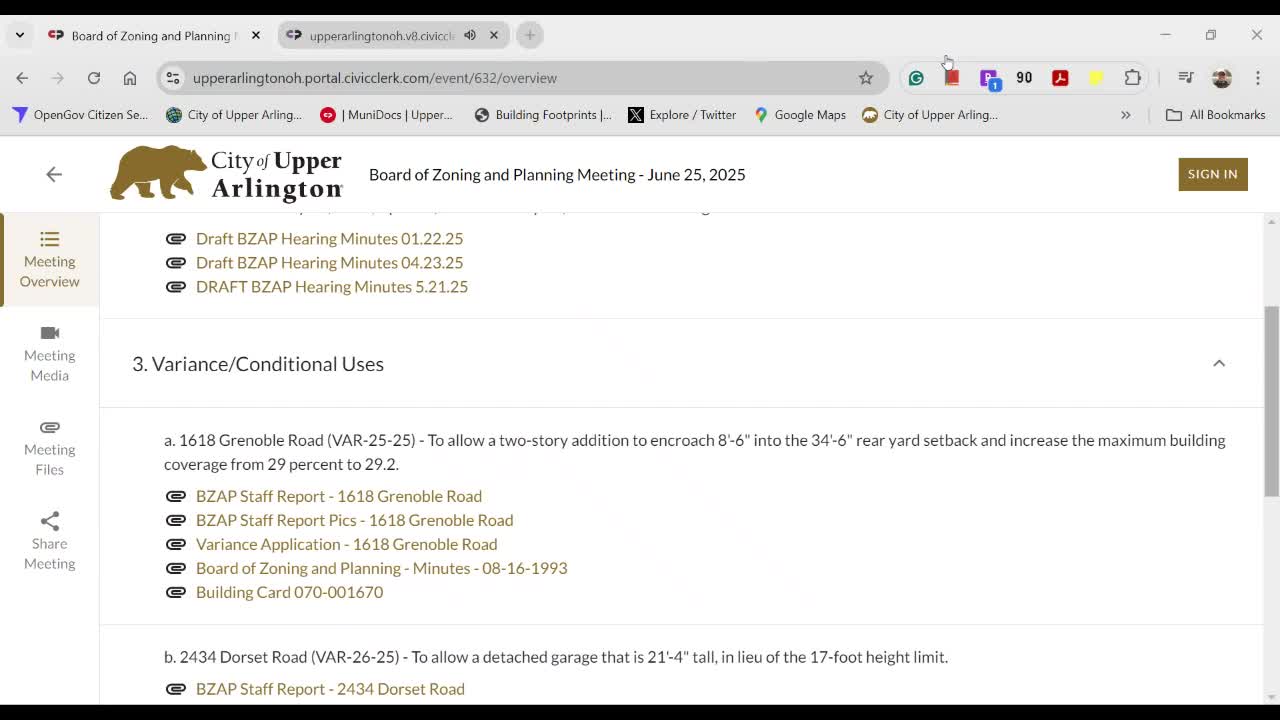 Upper Arlington Zoning Board Approves Addition That Extends Deeper Into Rear Yard