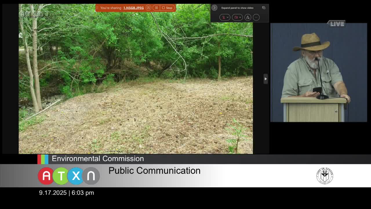 Austin Water Division Discusses 49000 Acre Wildland Conservation Efforts