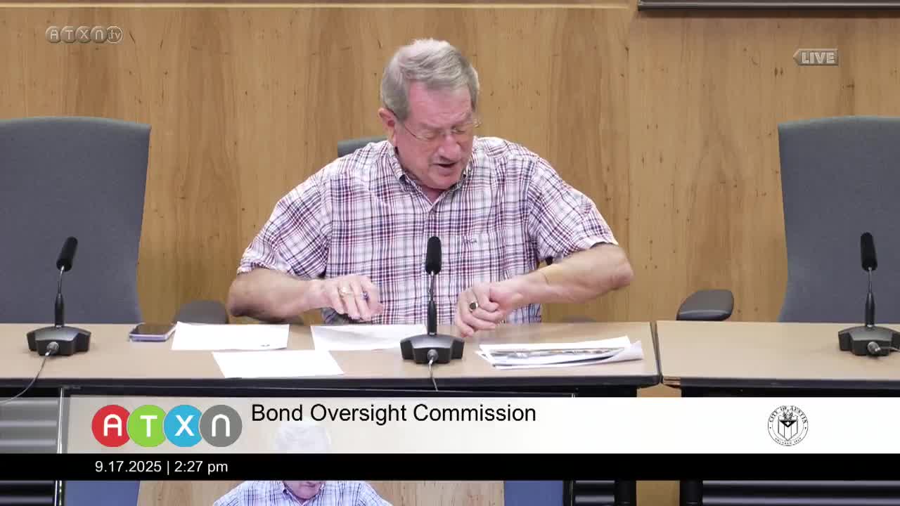 Bond Election Task Force Evaluates Public Project Submissions Before October Deadline