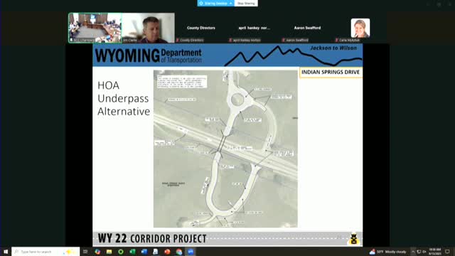 WYDOT Discusses Highway 22 Improvements and Wildlife Crossings with Teton County