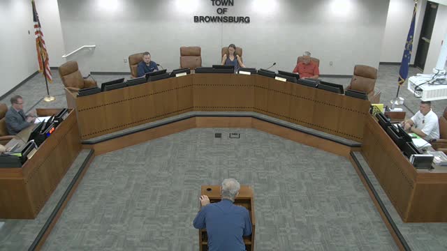 Brownsburg Officials Discuss Kramer Companies Contract and Appropriation Queries