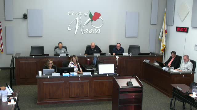 Wasco City Council Updates Investment Policy Signatories Amid Finance Director Vacancy