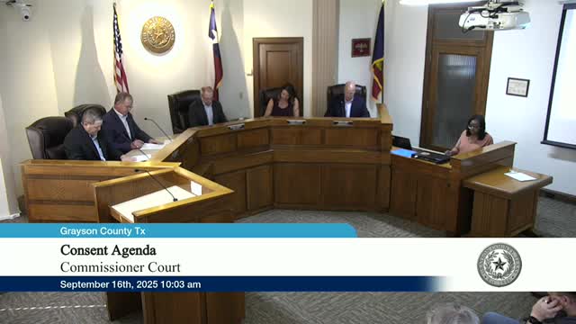 Commissioners Approve September Bills and FY25 Compensatory Time Payout