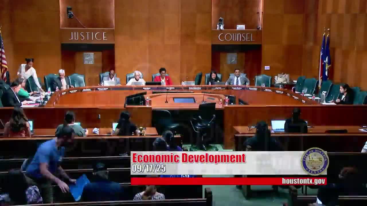 Economic Development Committee Addresses Public Concerns and HISD Collaboration