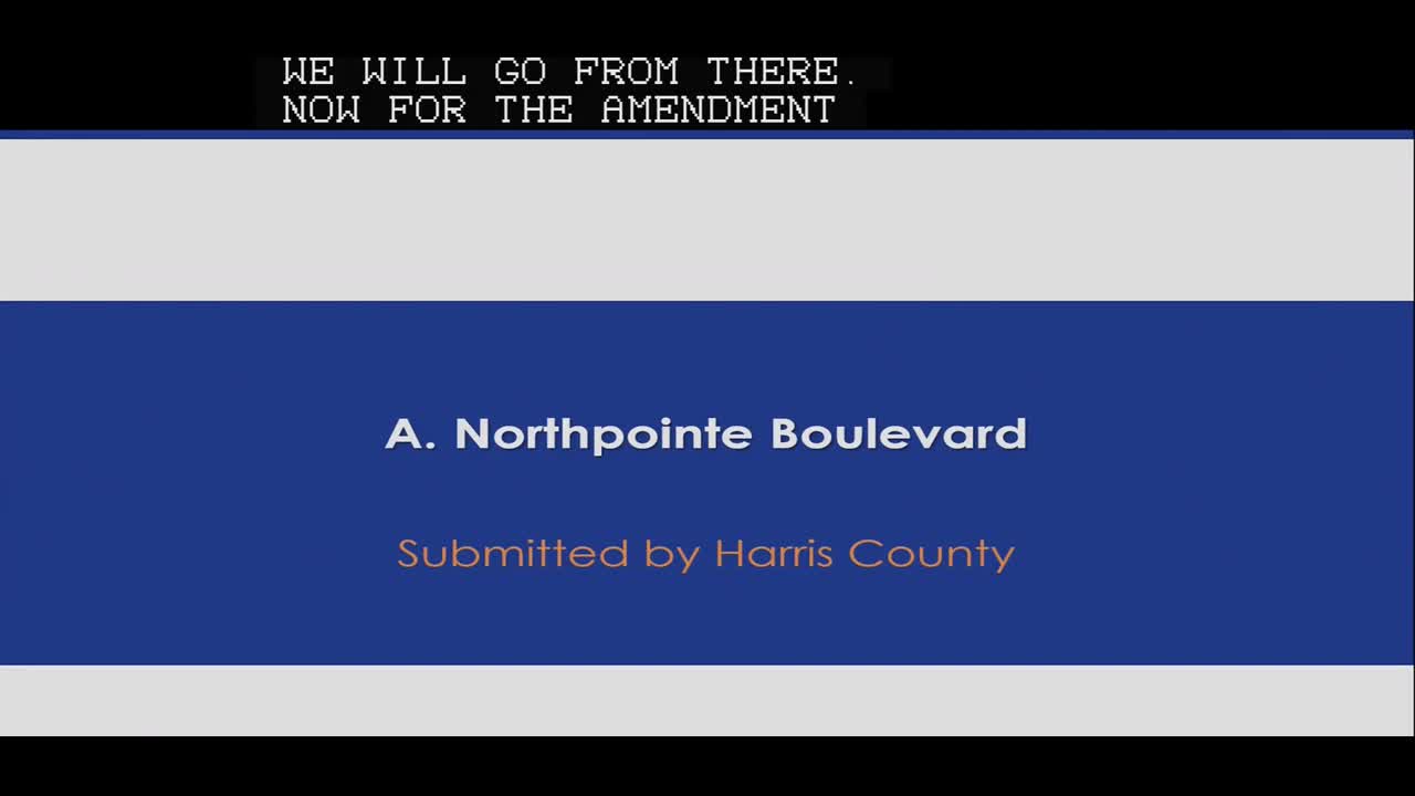 Harris County Approves Multiple Road Amendments to Optimize Connectivity and Construction Costs