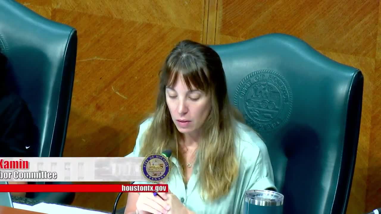Houston City Council Reviews Human Resources Policy Revisions and Honors Fallen First Responders