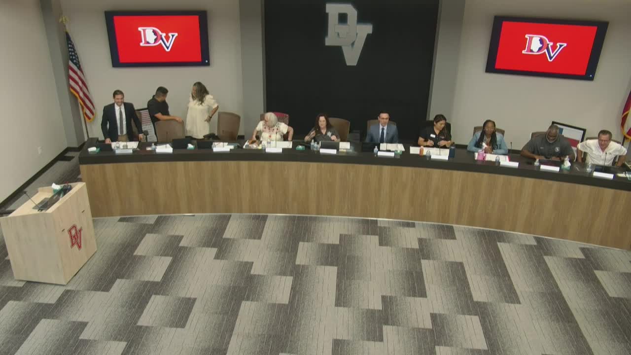 Del Valle ISD Superintendent Highlights Progress and Upcoming Events During Board Meeting
