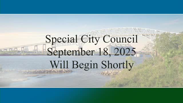 Port Arthur City Council Conducts Final Budget Workshop for Fiscal Year 2025-2026