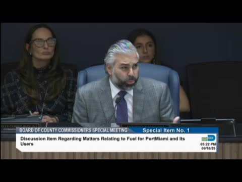 Miami-Dade Commissioners Debate Property Acquisition for Fuel Facility Redevelopment