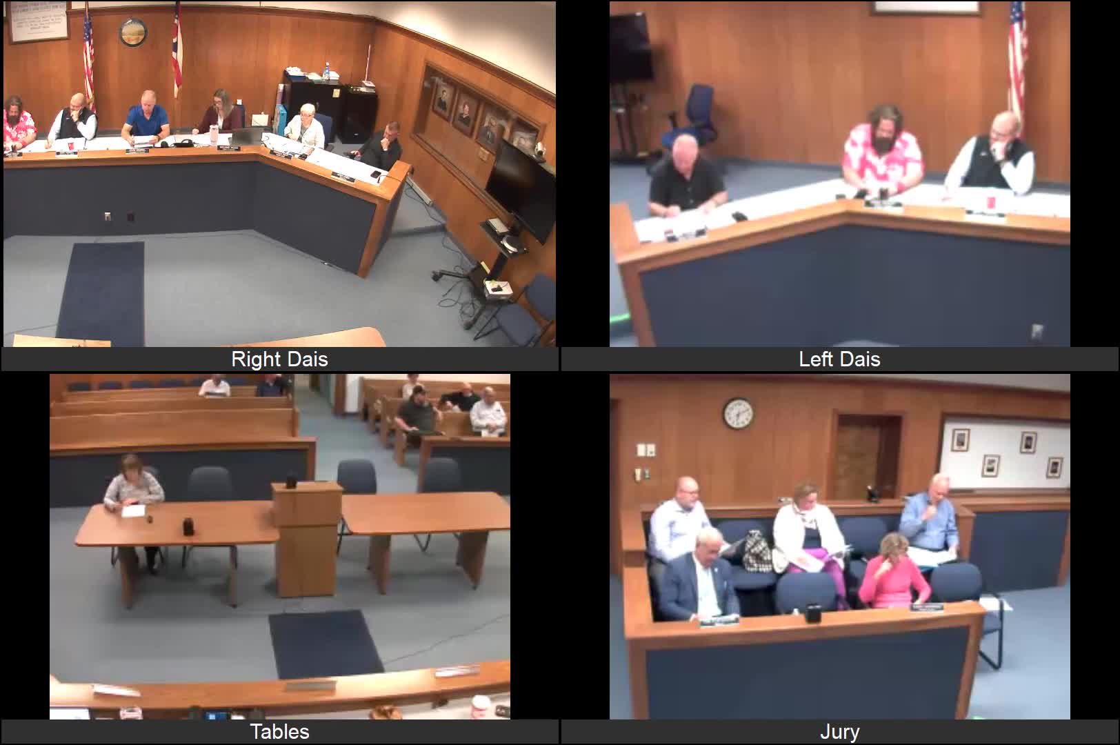 Council approves ice-breaking bid request; service and engineer report progress on roads and utilities