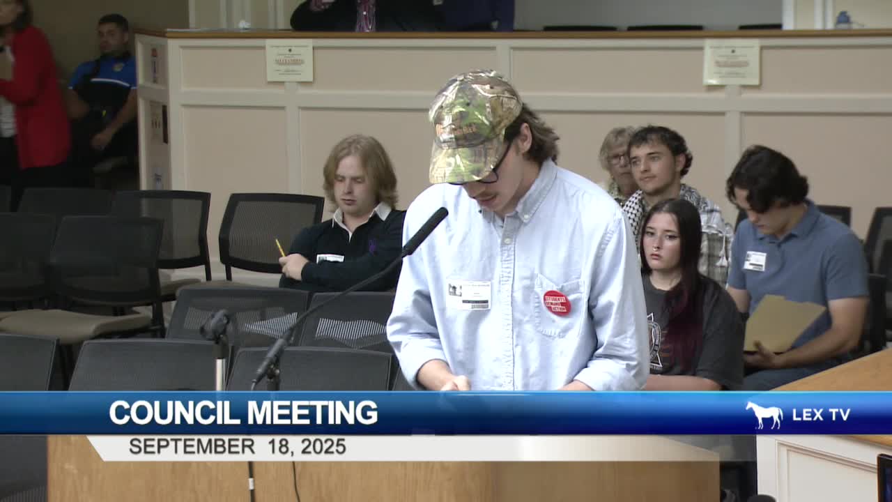 Lexington Students Demand End to Partnerships With Companies Funding Gaza Genocide