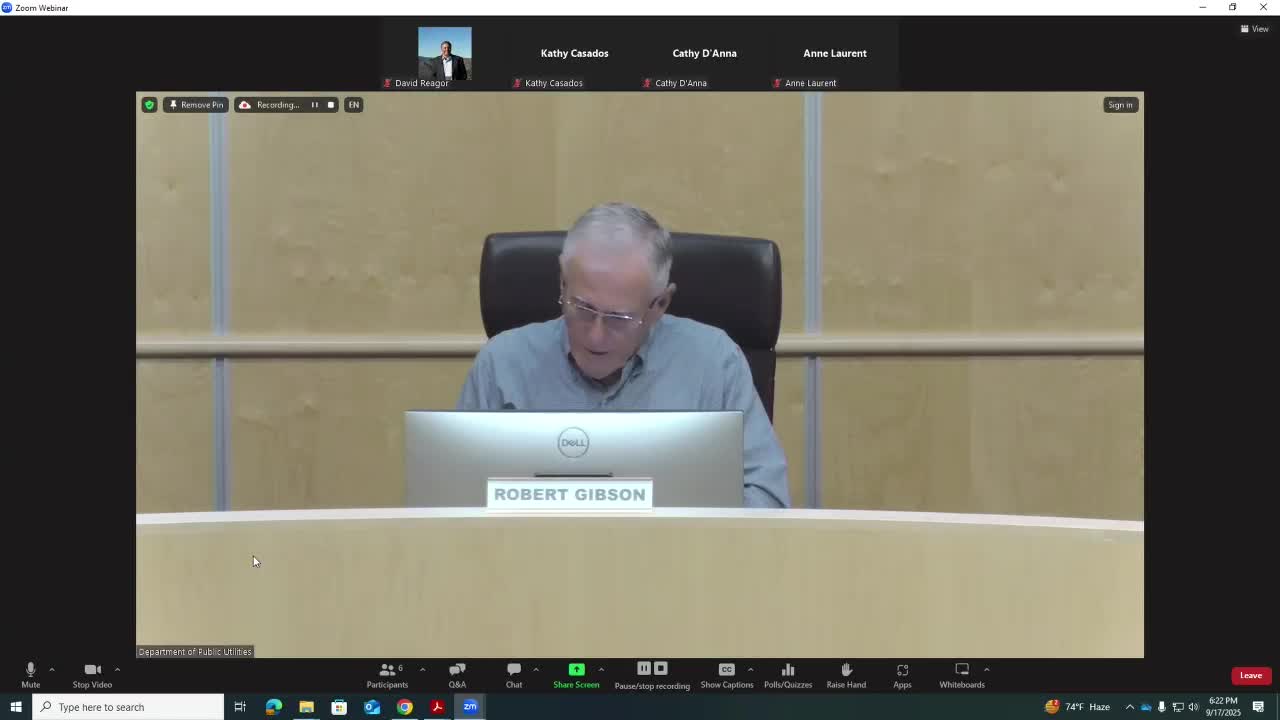 County Council Discusses Utility Timelines and Housing Development Plans