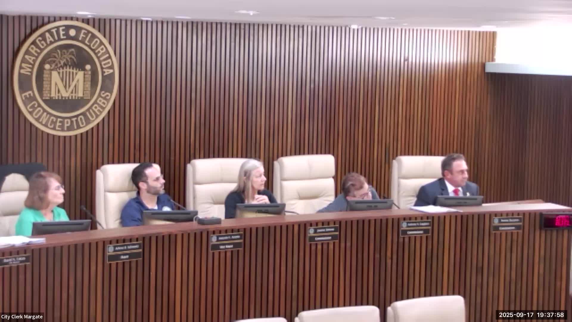 Margate Officials Discuss Enhanced Security Measures for City Commission Meetings