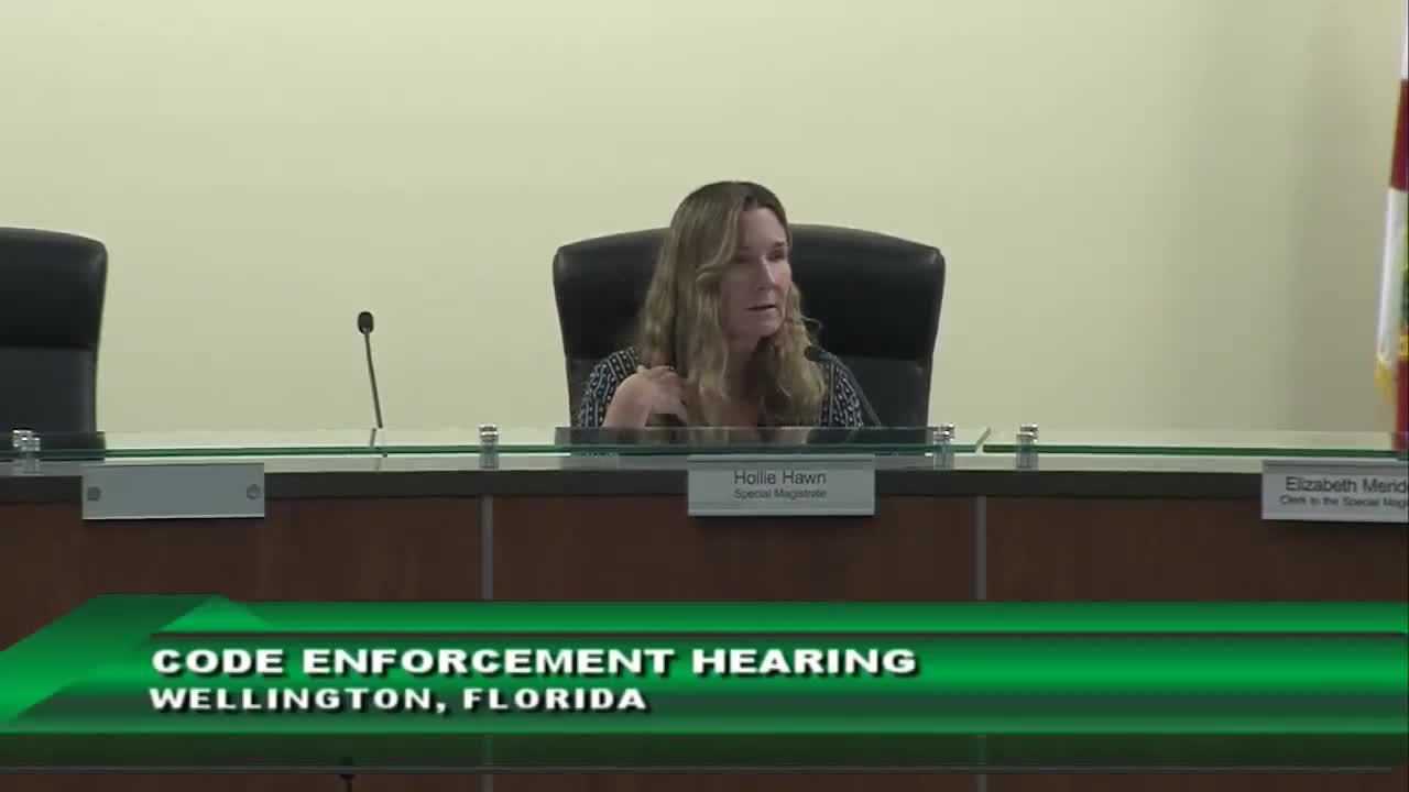 Wellington Holds Violators Accountable with Daily Fines and Cease Orders