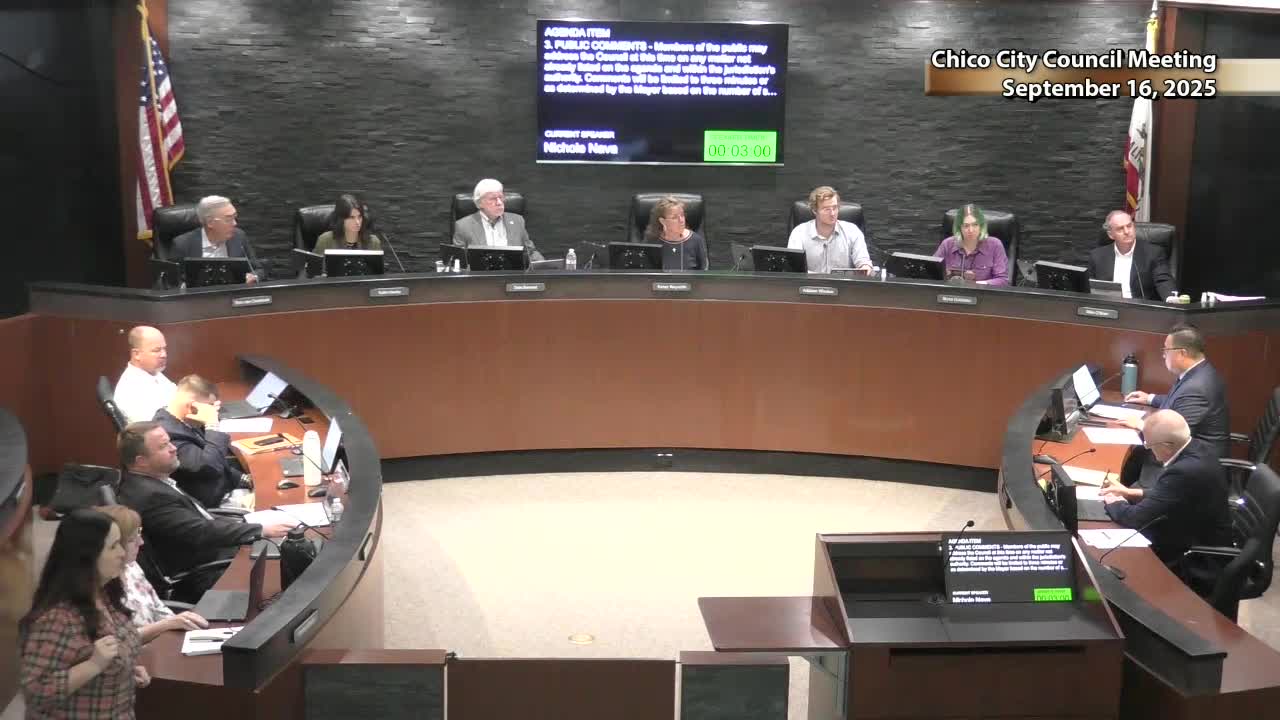 Chico City Council Reviews Homelessness Response Amid Community Concerns