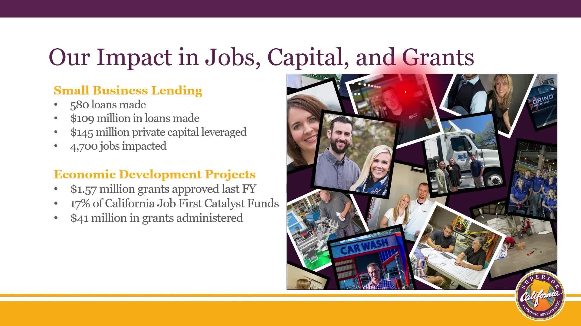 Economic Development Director Highlights Regional Initiatives and USDA Grant Opportunities