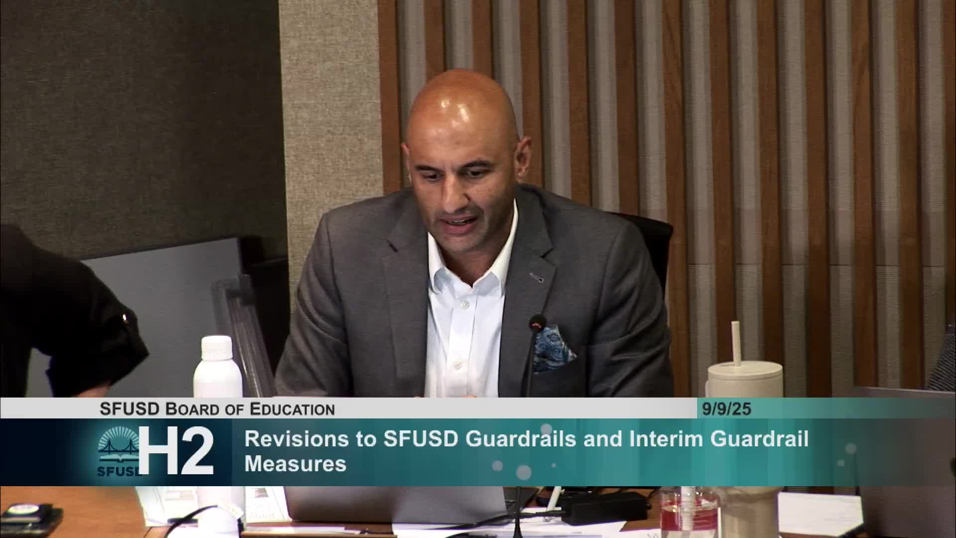 Board Member Questions Suspension Policies for Educators and Administrators