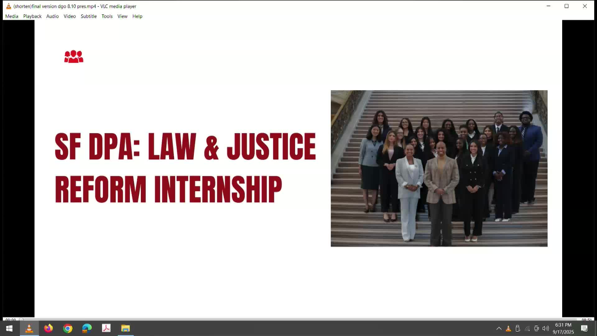 DPA Interns Present Recommendations to Reform SFPD's DGO 8.10 for First Amendment Activities