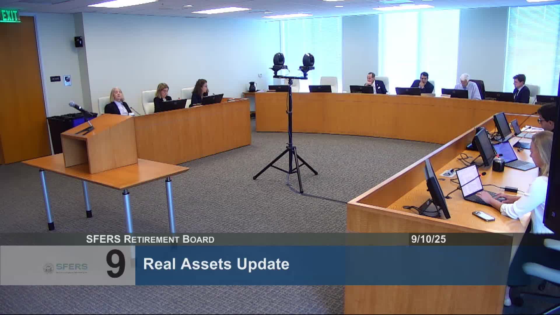 Investment Board Reviews Annual Asset Update Presented by Tanya Kemp and Team