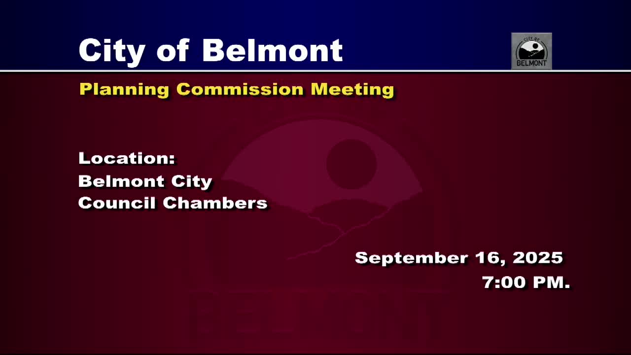 Belmont Planning Commission Approves Single Family Design Review and Zoning Amendments