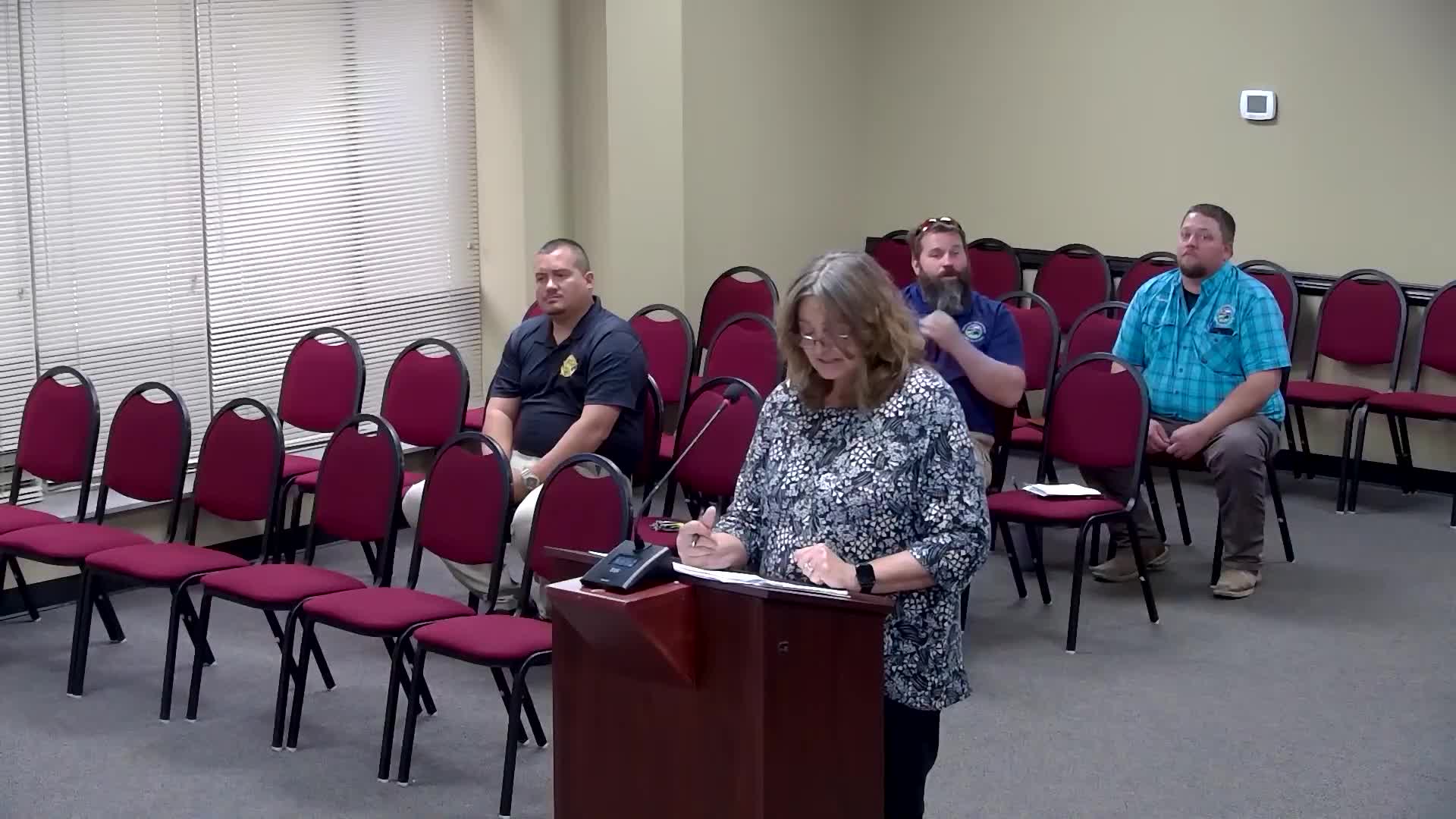 Emergency Management Coordinator Updates on FEMA Funds and Hurricane Response Efforts