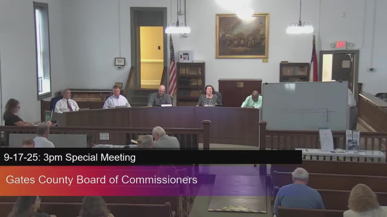 Gates County Board Discusses Groundwater Fluoride Issues and Future Water Quality Goals