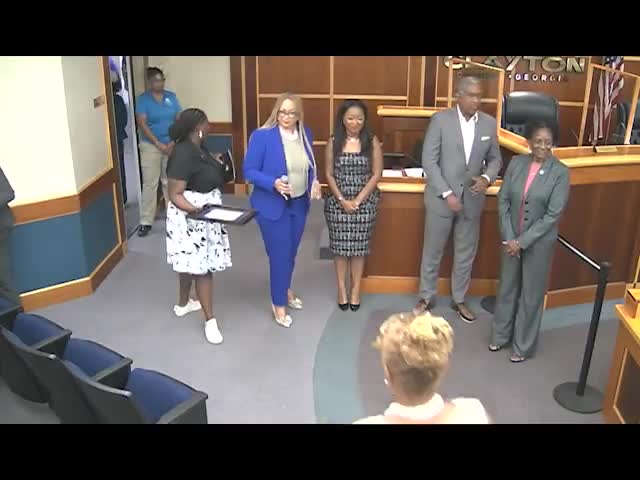 Clayton County Board Honors Piper Williams for 40 Years of IRS Service