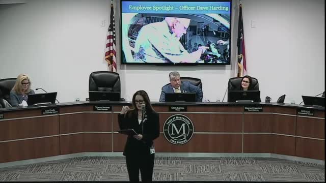 Officer Dave Harding recognized for community safety initiatives in Mooresville